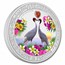 2024 Niue 1 oz Silver $2 Love is Precious - Sarus Cranes