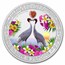 2024 Niue 1 oz Silver $2 Love is Precious - Sarus Cranes