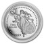 2024 Niue 1 oz Silver Icons: Johannes Gutenberg Proof