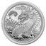 2024 Niue 1 oz Silver Mythical Creatures; Sea Serpent BU