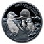 2024 Niue 1 oz Silver Proof Australia at Night (Fairy Penguin)