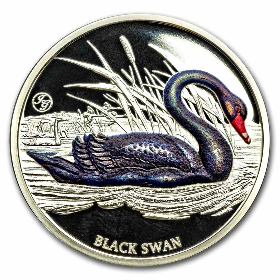 2024 Niue 1 oz Silver Proof Black Swan