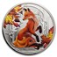 2024 Niue 1 oz Silver Proof Seasons; Autumn Fox (with Box & COA)