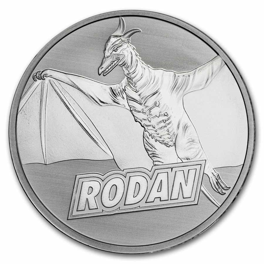 2024 Niue 1 oz Silver Rodan BU Coin
