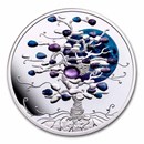 2024 Niue 1 oz Silver Tree of Luck Proof (with Box & COA)