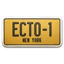 2024 Niue 2 oz Silver $5 Ghostbusters Ecto-1 License Plate Coin