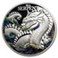 2024 Niue 2 oz Silver Proof Mythical Creatures; Sea Serpent