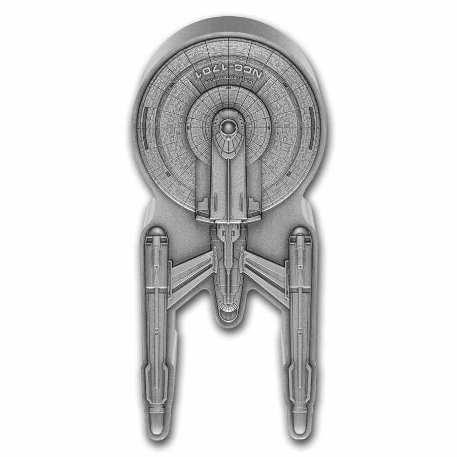 2024 Niue 3 oz Silver $10 Star Trek Enterprise NCC-1701 Coin