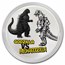 2024 Niue Colorized 2 oz Silver Godzilla vs Mechagodzilla Coin