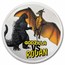 2024 Niue Colorized 2 oz Silver Godzilla vs Rodan Coin
