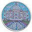 2024 Palau 3 oz Silver Proof Dot Art: Taj Mahal