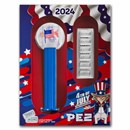 2024 PEZ® Gift Set w/4th of July Dispenser & 6x5 g Silver Wafers