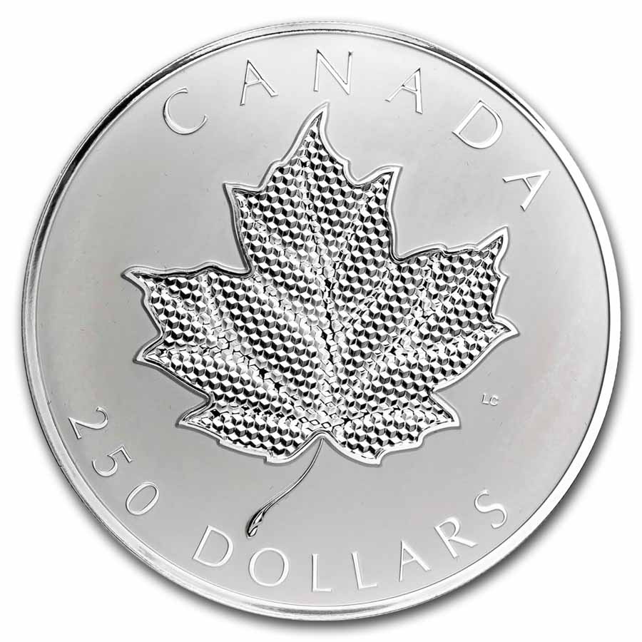 2024 RCM 1 Kilo Silver 250 Pulsating Maple Leaf   2024 Rcm 1 Kilo Silver 250 Pulsating Maple Leaf 285766 Slab 