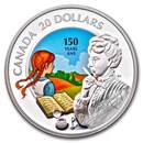 2024 RCM 1 oz Ag $20 150th Anniv of the Birth of L.M. Montgomery