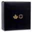 2024 RCM 1 oz Gold $200 Sapphire Jubilee Snowflake Brooch