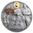 2024 Republic of Cameroon 2 oz Silver Antique Mongol Empire