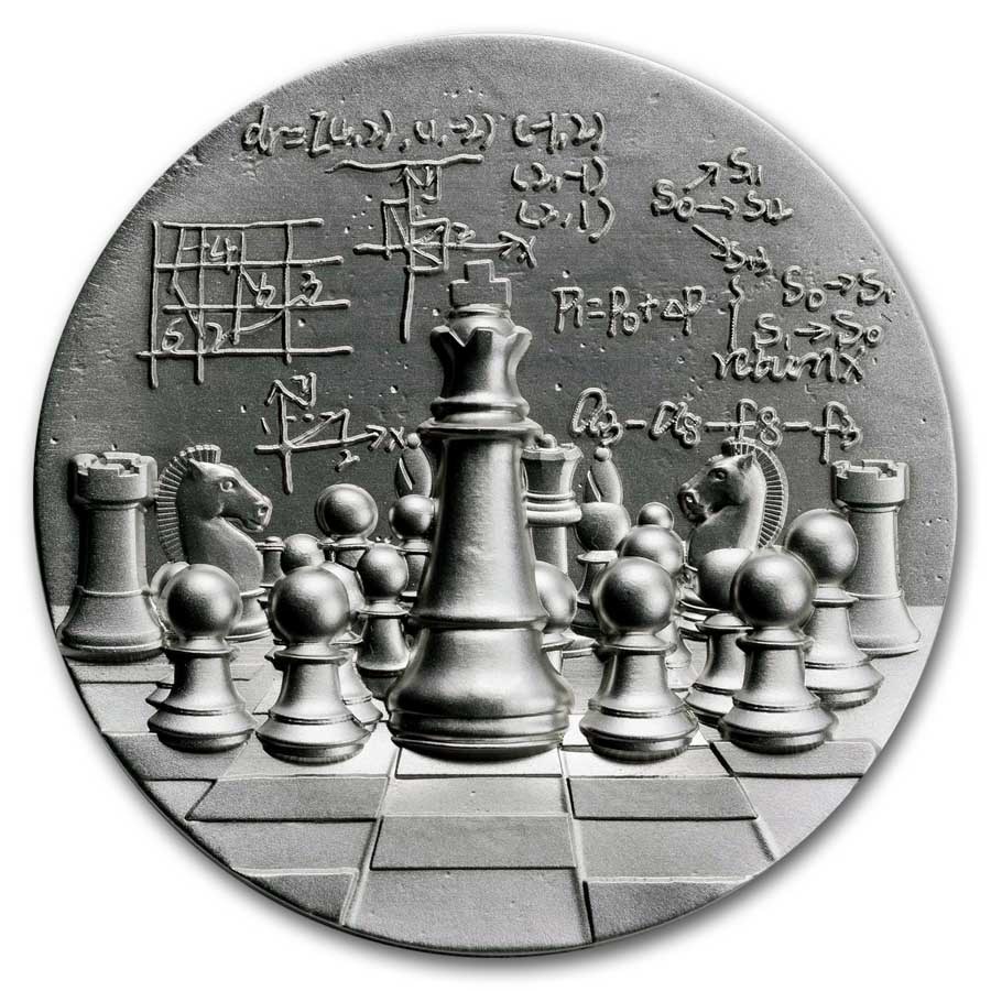 2024 Republic of Cameroon 2 oz Silver Chess (with Box & CoA)