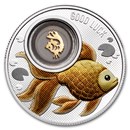 2024 Republic of Cameroon Silver Proof Lucky Goldfish Coin