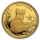 2024 Republic of Chad 1/2 gram Gold Red Panda