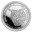 2024 Republic of Chad 1 oz Silver $5 Owls: Eastern Screech Owl BU