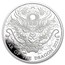 2024 Republic of Ghana 1/2 oz Silver Year of the Dragon (Dmg Box)