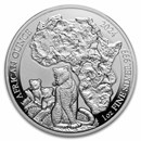 2024 Rwanda 1 oz Silver Proof African Ounce Leopard