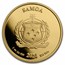 2024 Samoa 1 oz Gold DC Comics Wonder Woman BU