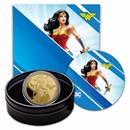 2024 Samoa 1 oz Gold DC Comics Wonder Woman BU