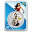 2024 Samoa 1 oz Silver DC Comics Wonder Woman Colorized with TEP