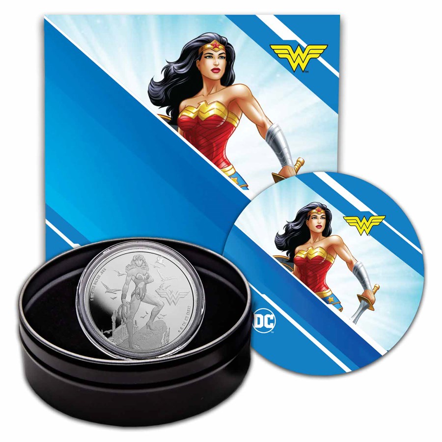 2024 Samoa 1 oz Silver DC Comics Wonder Woman Proof