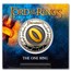 2024 Samoa 2 oz Silver The Lord Of The Rings: Embracing Gold