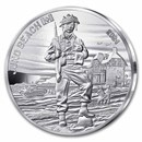 2024 Silver €10 80th Anniversary of D-Day Proof: Juno Beach