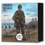 2024 Silver €10 80th Anniversary of D-Day Proof: Omaha Beach