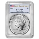 2024 Silver Peace Dollar MS-70 PCGS (First Day of Issue)