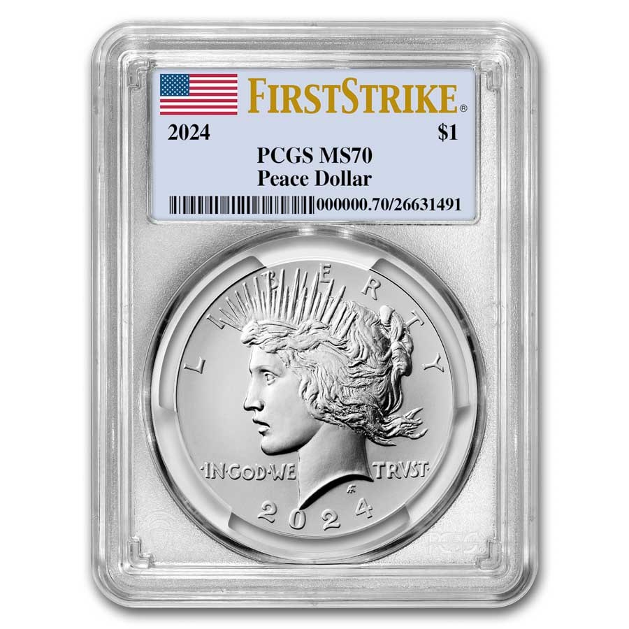 2024 Silver Peace Dollar MS-70 PCGS (FirstStrike)