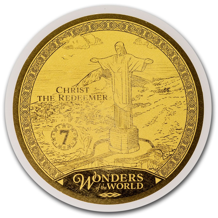 2024 Solomon Islands 1/100 oz Gold Christ the Redeemer