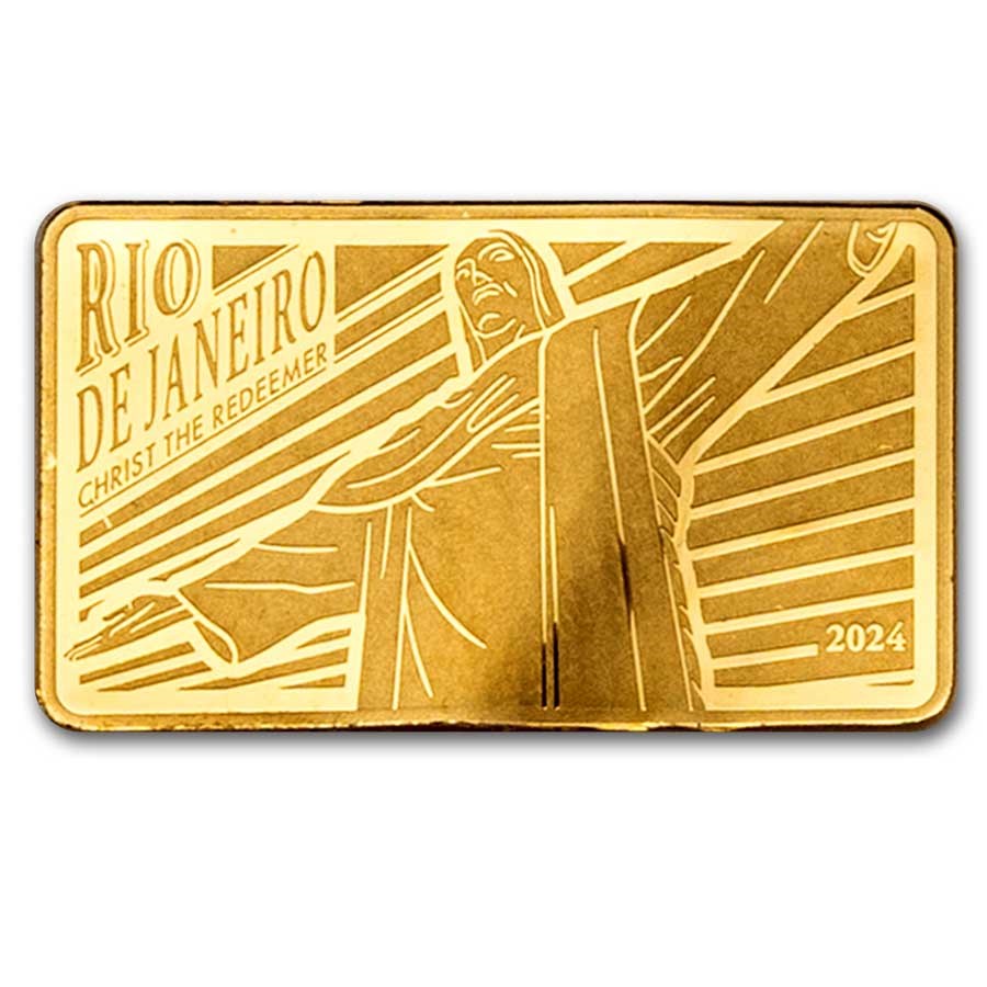 2024 Solomon Islands 1/200 oz Gold Christ the Redeemer