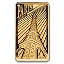 2024 Solomon Islands 1/200 oz Gold Eiffel Tower
