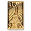 2024 Solomon Islands 1/200 oz Gold Eiffel Tower