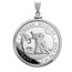 2024 Somalia 1 oz Silver Elephant Pendant (Diamond-Cut Screw-Top)