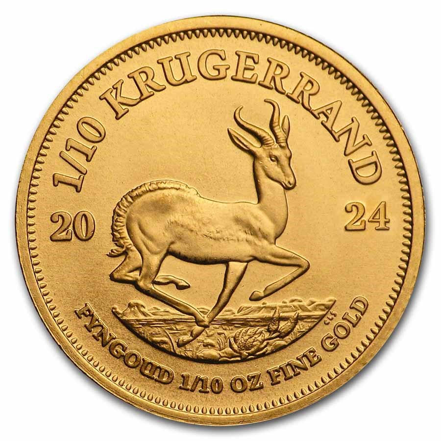2024 South Africa 1/10 oz Proof Gold Krugerrand