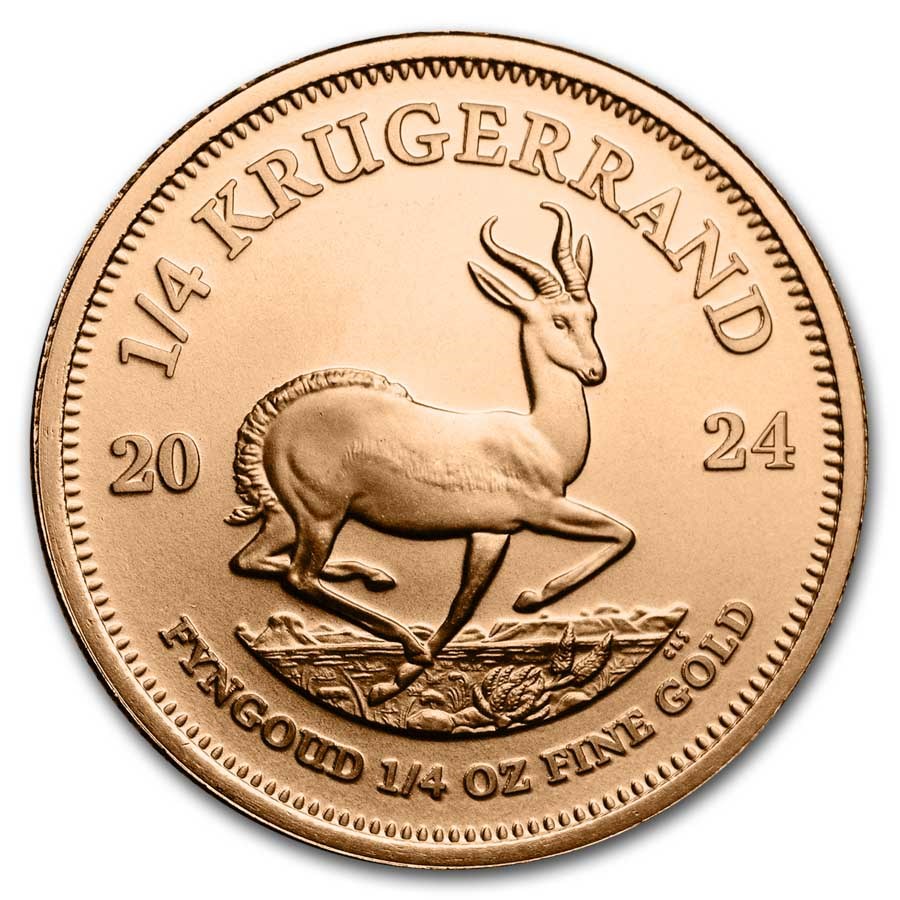 2024 South Africa 1/4 oz Proof Gold Krugerrand