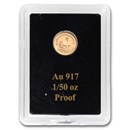 2024 South Africa 1/50 oz Proof Gold Krugerrand