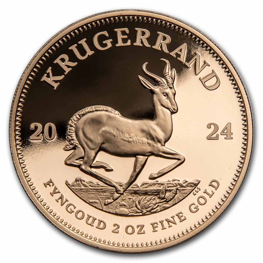 2024 South Africa 2 oz Proof Gold Krugerrand