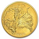 2024 South Korea 1 oz Gold ZI:SIN Draco BU