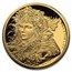 2024 St. Helena 1/4 oz Gold Una & the Lion Proof (w/ Box)