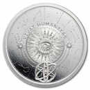 2024 Tokelau 1 oz Silver $5 Vivat Humanitas BU