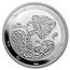 2024 Tokelau 1 oz Silver $5 Zodiac Series: Aquarius BU