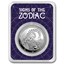 2024 Tokelau 1 oz Silver $5 Zodiac Series: Capricorn BU (TEP)