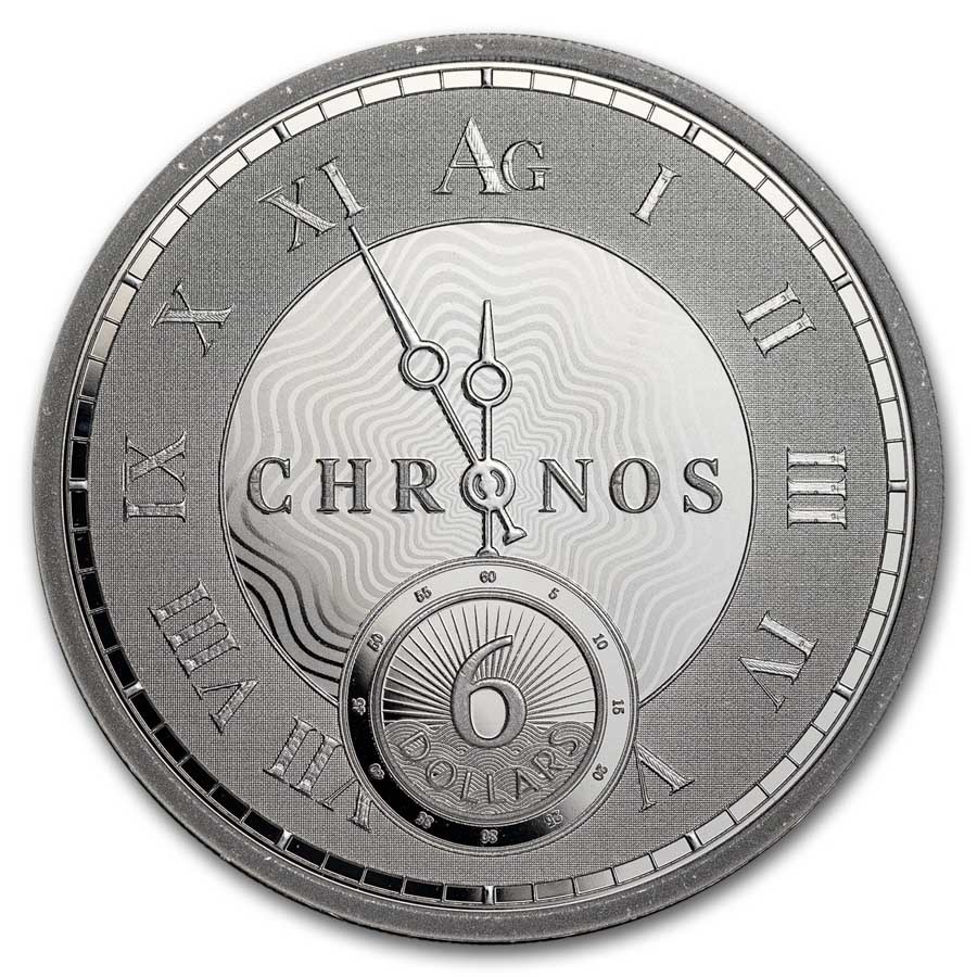 2024 Tokelau 1 oz Silver $6 Chronos (Prooflike)